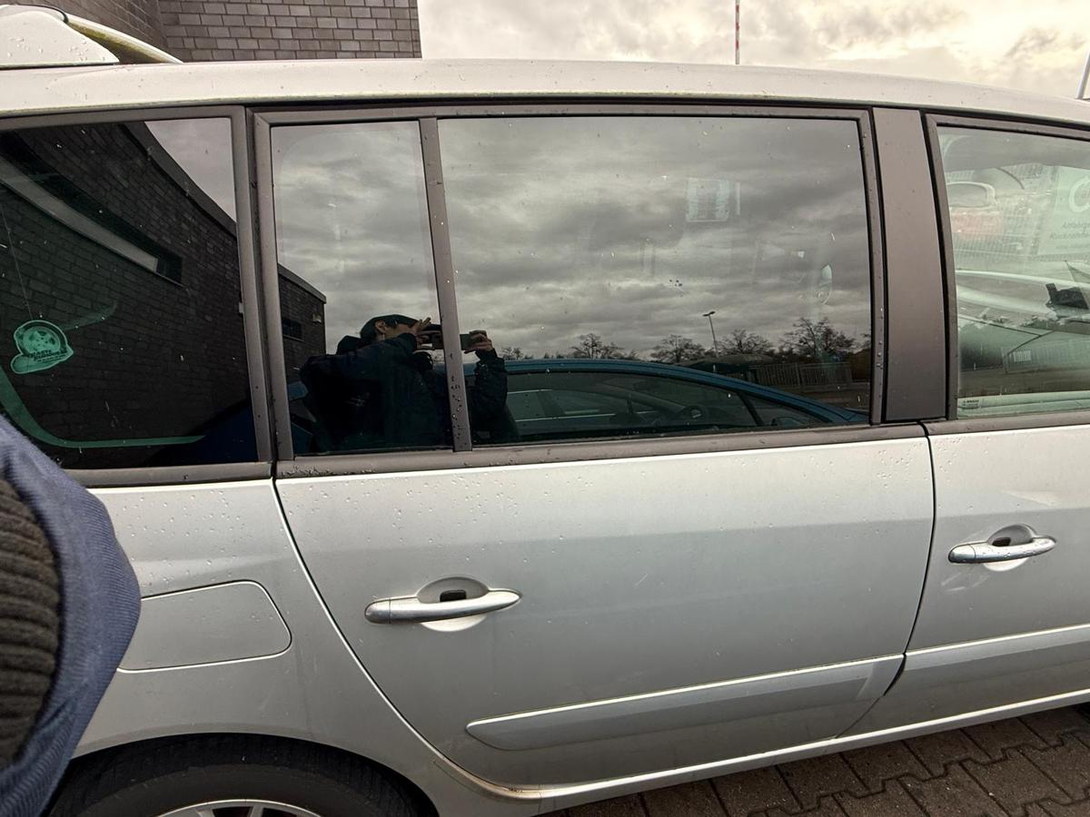 Renault Espace 4 JK original Tür hinten rechts TED69 Platin Grau Rohbau BJ08